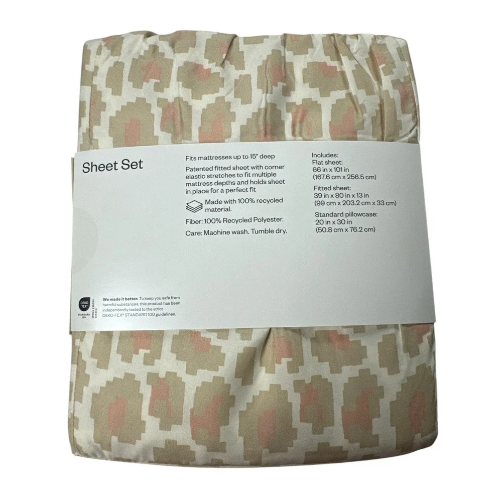 Room Essentials Microfiber‎ Sheet Set XL Twin Bedding Soft Durable Comfortable